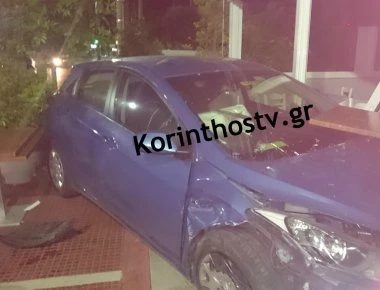 Οδηγός υπό την επήρεια αλκόολ έκανε ντου με το αυτοκίνητό του σε ταβέρνα στους Αγίους Θεοδώρους